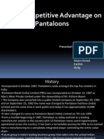 Sales-Competitive Advantage On Pantaloons