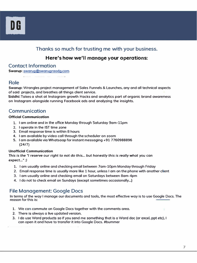 Client Operations Management Guide | PDF