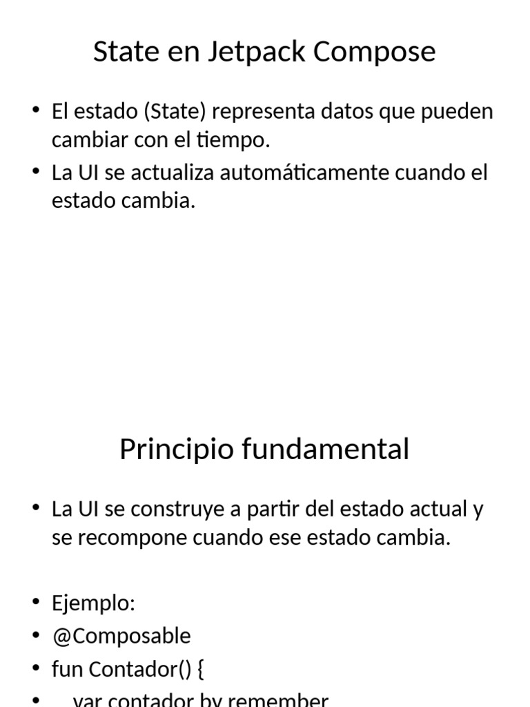 State en Jetpack Compose | PDF
