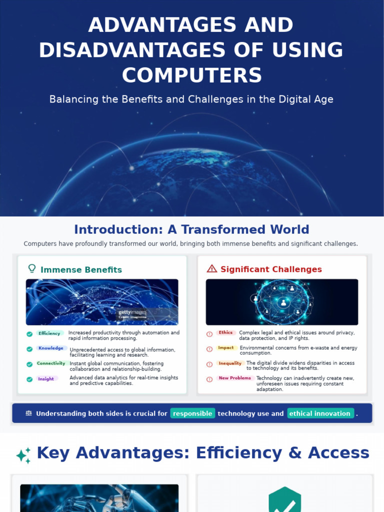 Benefits and Challenges of Computers | PDF | Computer Security | Security