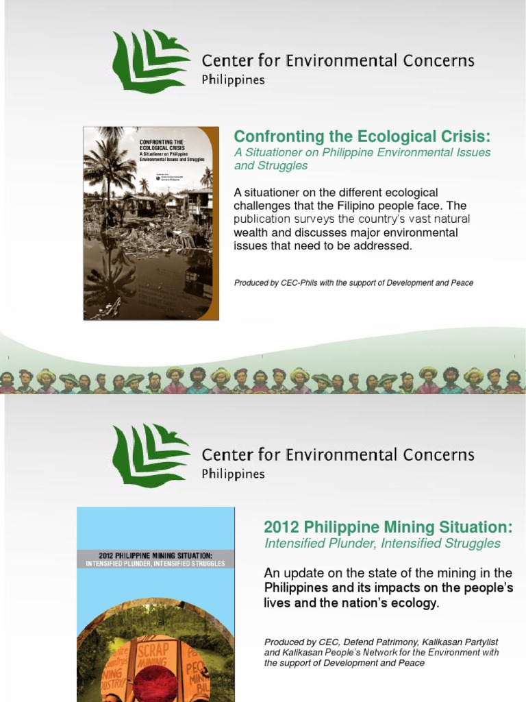 Philippine Environmental Challenges Report | PDF | Social Science