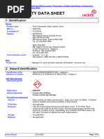 Finish Rinse Aid Safety Data Sheet | PDF | Dangerous Goods | Toxicity