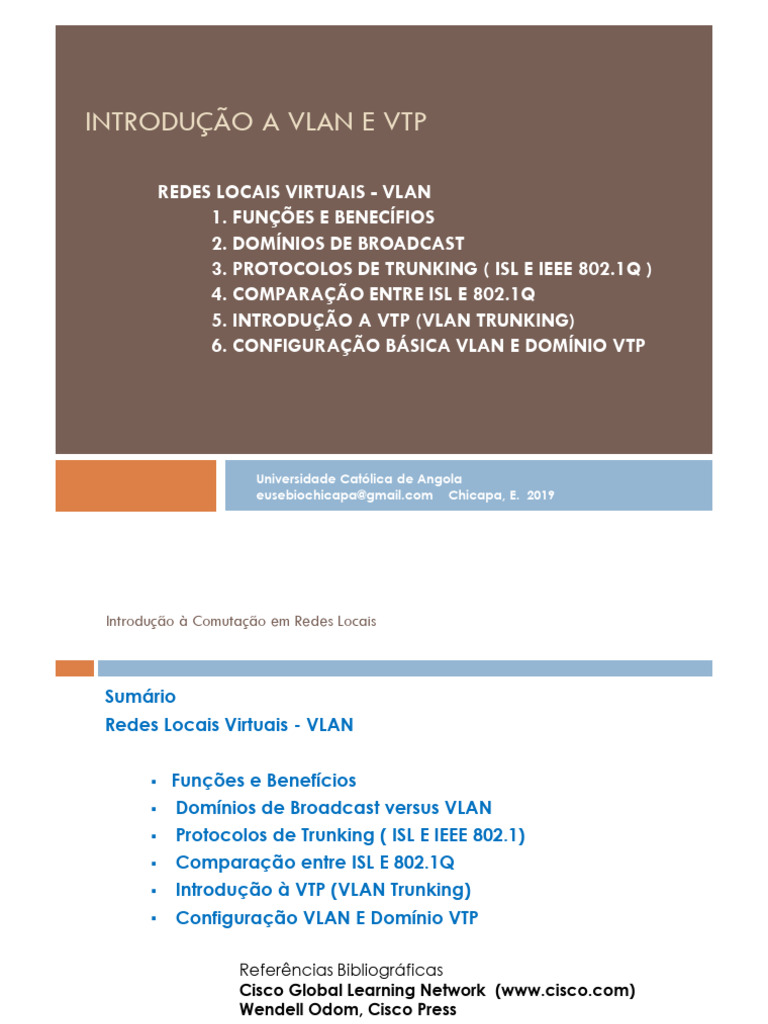 Introdução a VLAN e VTP em Redes | PDF | Comutador de rede | Padrões de ...