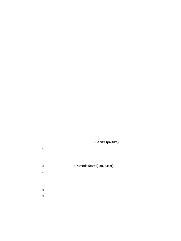 Analisis Morfologi dan Sintaksis Bahasa | PDF