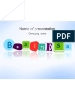 Business Word Power Point Slide
