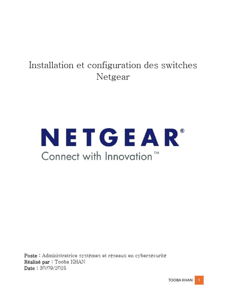Configuration des Switches Netgear OOB | PDF | Adresse IP | Ingénierie ...
