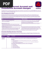 NatWest Bankline Fees and Features | PDF | Payments | Banking