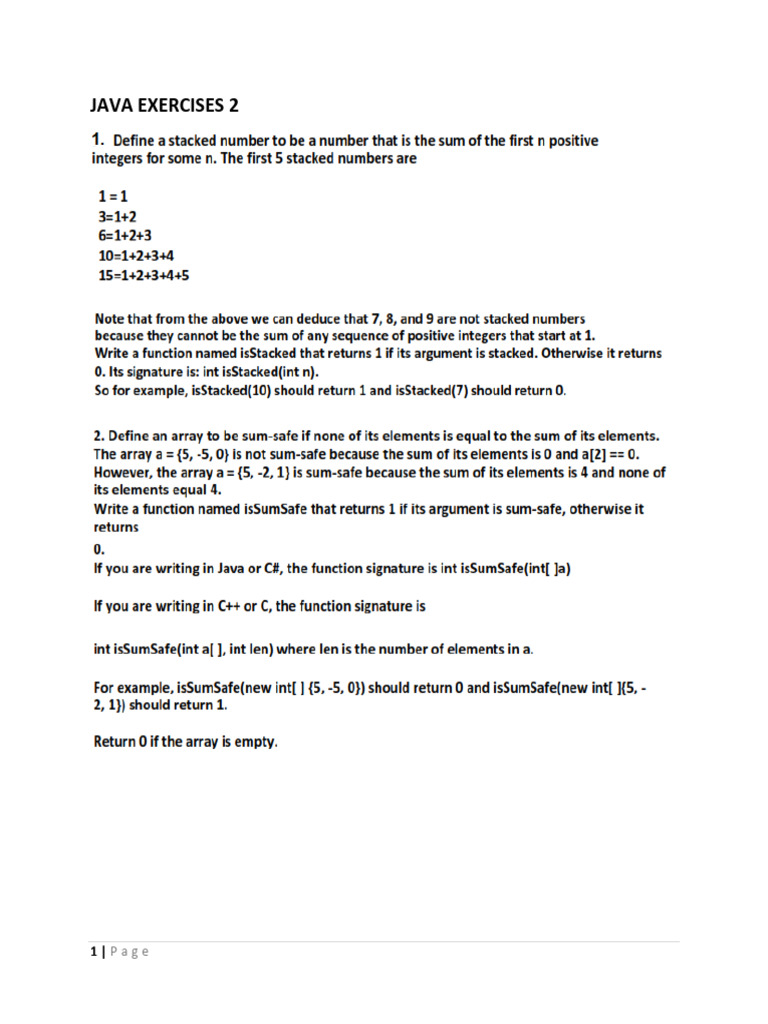 Java Questions 2 | PDF