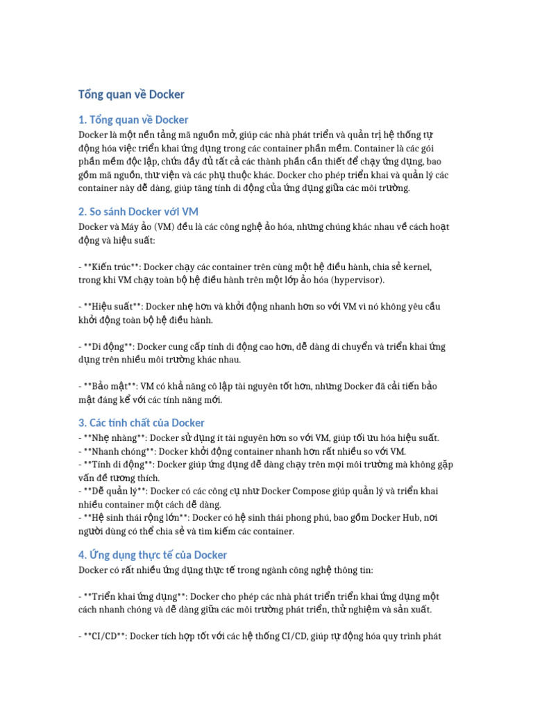 Docker Overview | PDF