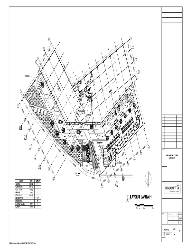 02 - Layout Lantai 1 | PDF