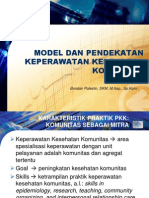 Model & Pendekatan Keperawatan Kesehatan Komunitas