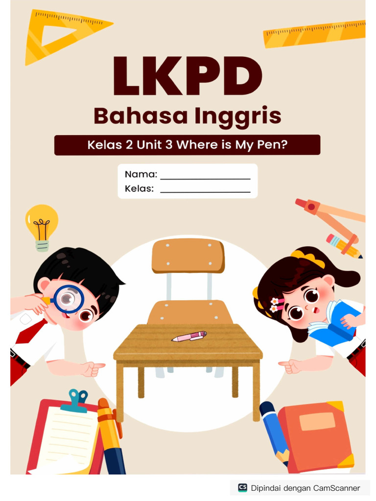 LKPD Things in The Classroom - Class 2 | PDF