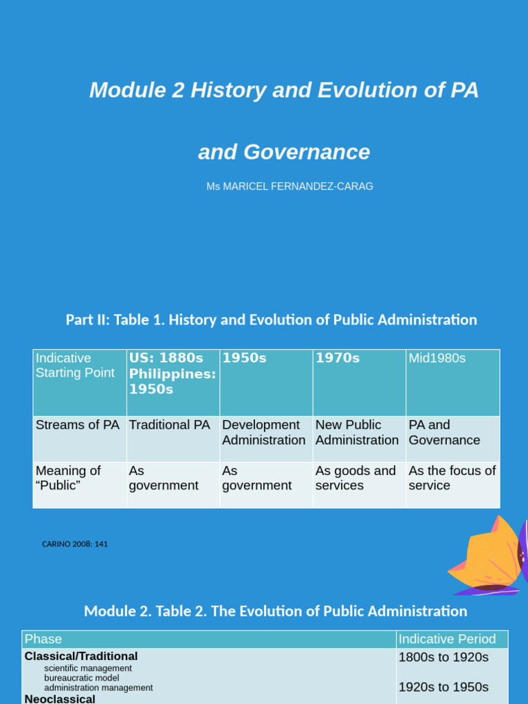 Evolution of Public Administration History | PDF | Governance | Good ...