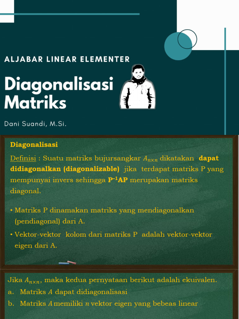 Diagonalisasi Matriks dan Vektor Eigen | PDF