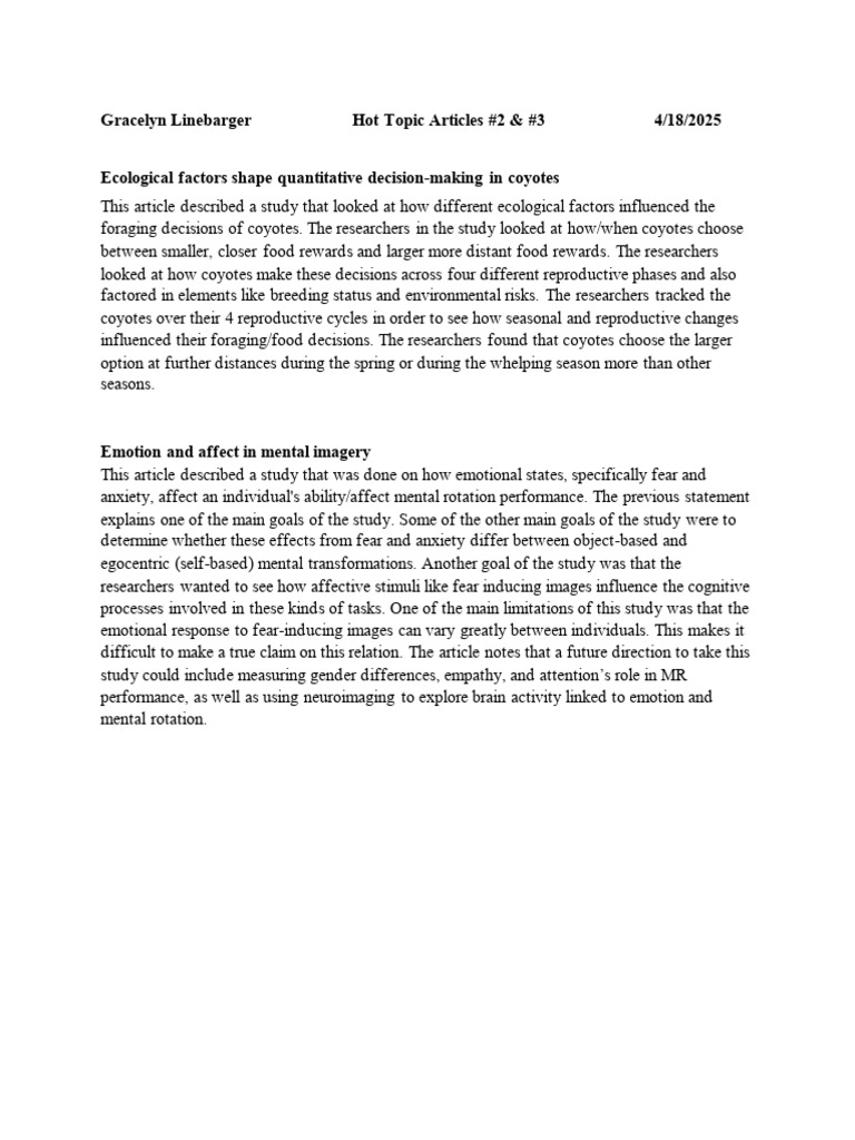 Hot Topic | PDF