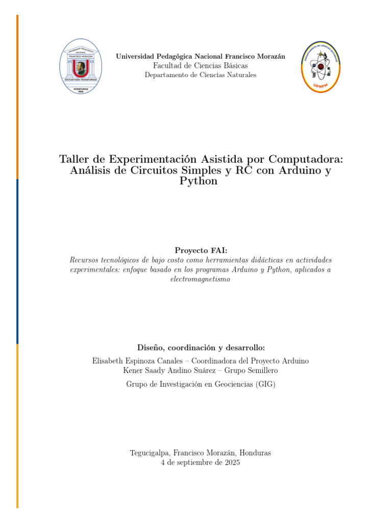 Taller de Circuitos con Arduino y Python | PDF | Red eléctrica | Enseñando