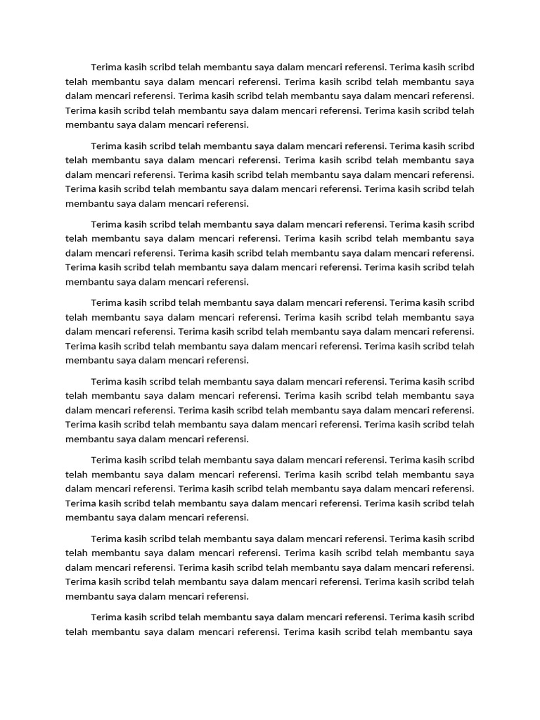 Terima Kasih Scribd Telah Membantu Saya Dalam Mencari Referensi20 | PDF