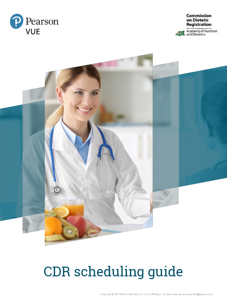 CDR Scheduling Overview | PDF | Dietitian