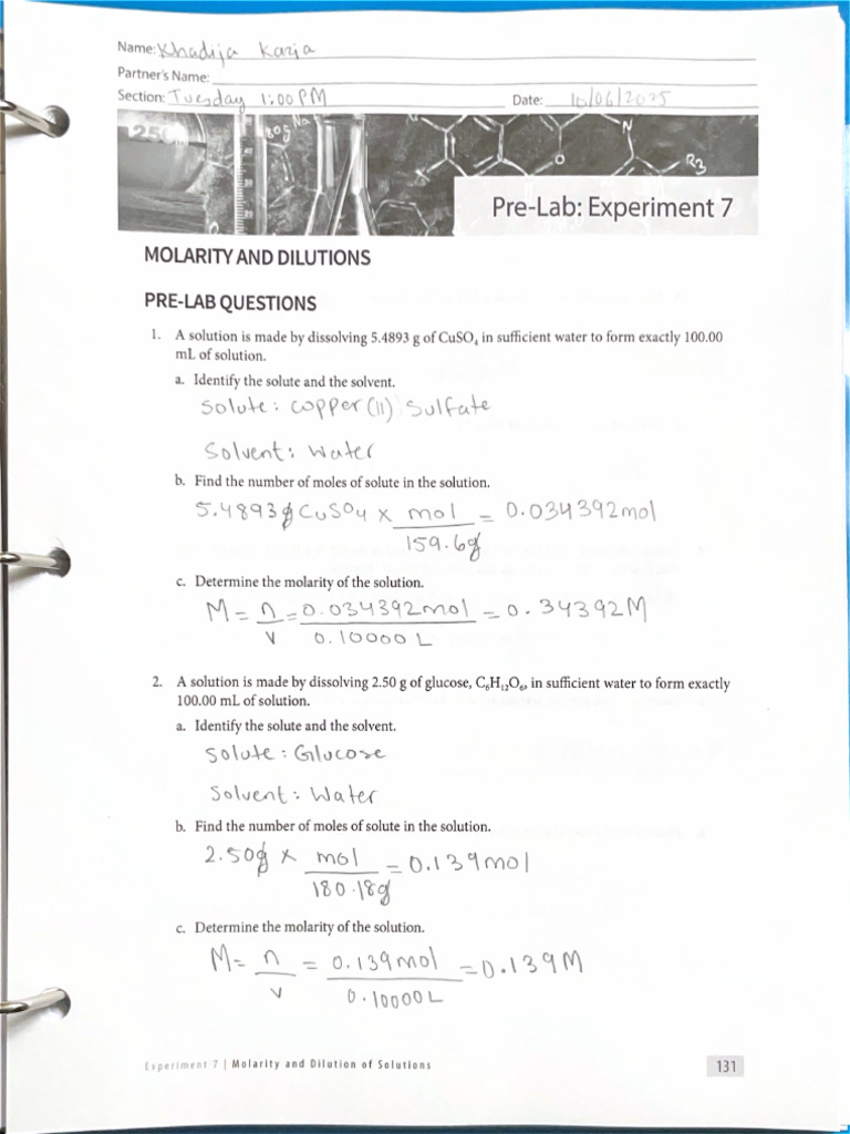 Pre Lab #7 | PDF