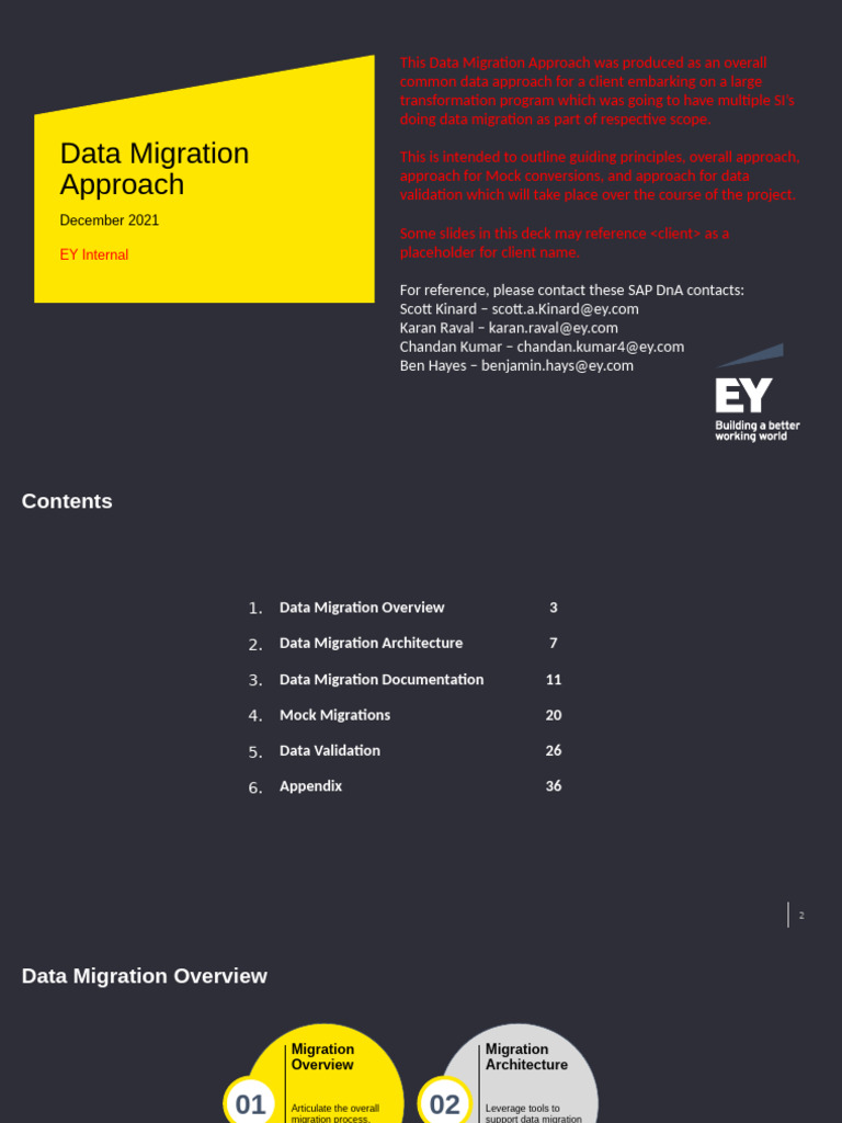 Data Migration Strategy Overview | PDF | Databases | Data Quality