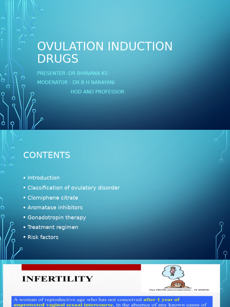 Ovulation Induction Drugs | PDF | Luteinizing Hormone | Polycystic ...