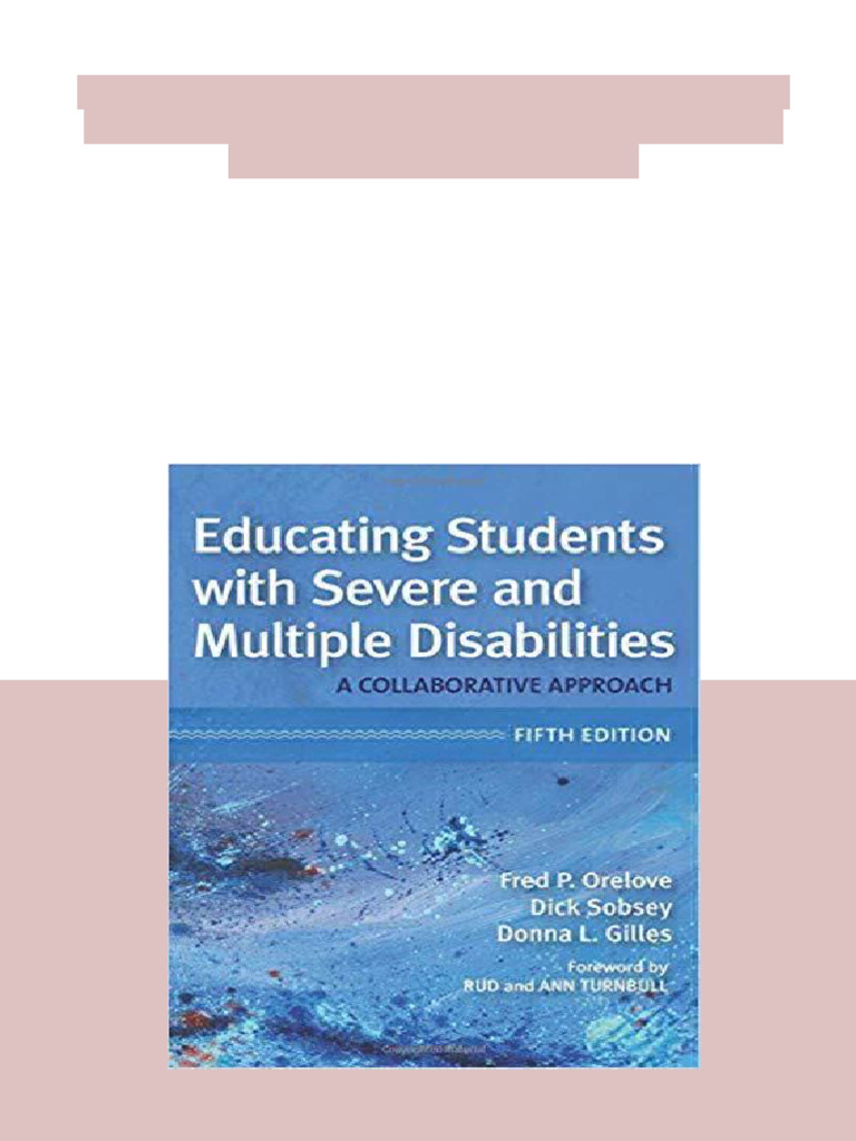 (Etextbook PDF) For Educating Students With Severe and Multiple ...