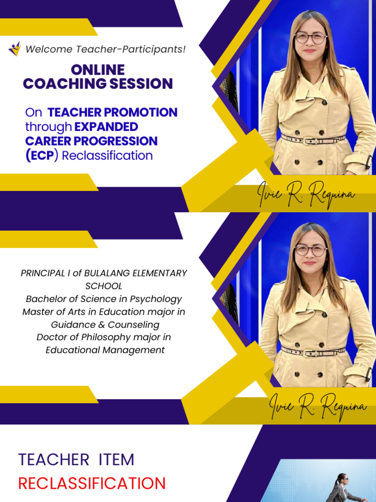 Teacher Promotion Coaching Session Guide | PDF | Educational Assessment ...