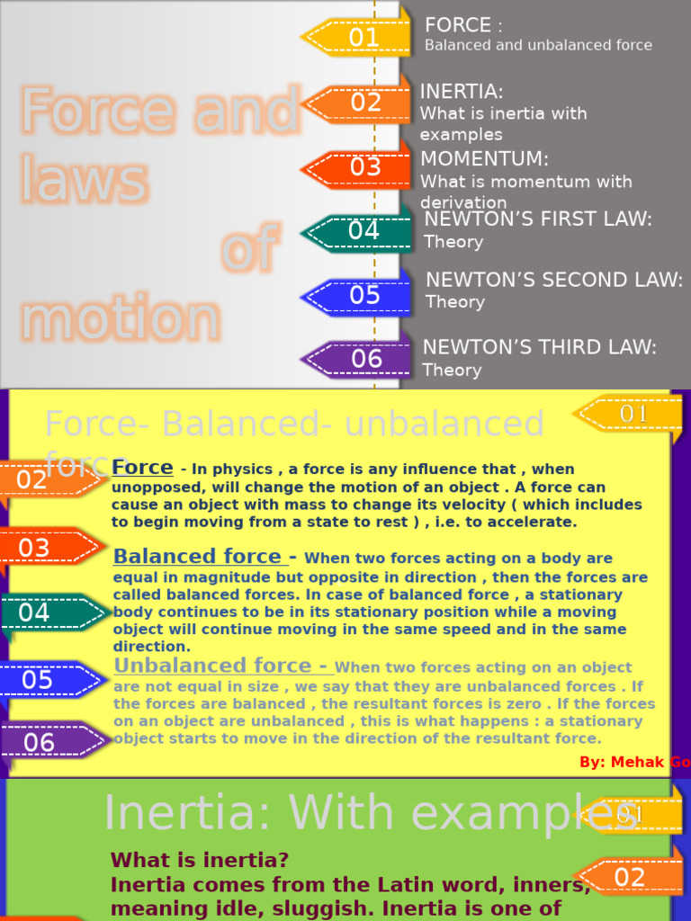 Understanding Forces and Motion Laws | PDF | Force | Inertia