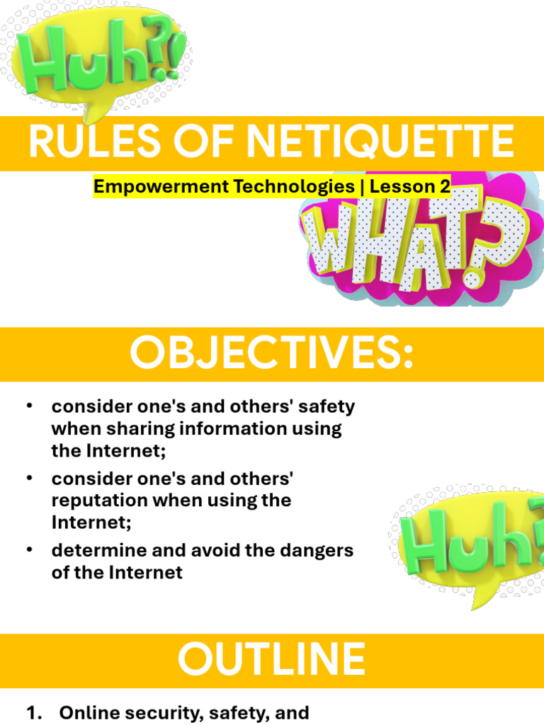 Essential Netiquette Rules for Online Safety | PDF | Malware | Phishing