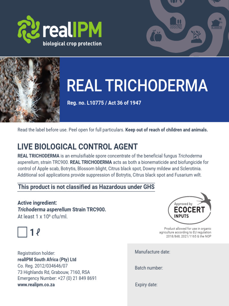 Trichoderma Biofungicide & Bionematicide | PDF
