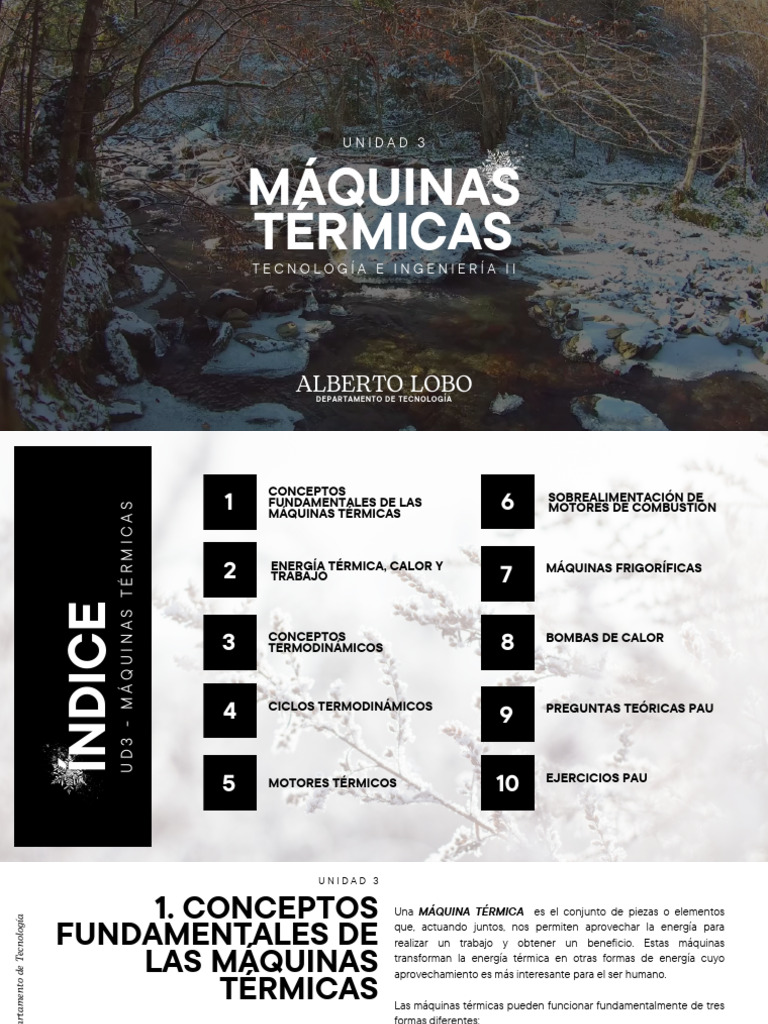 UD3 - TECI II - Máquinas Térmicas_03 | PDF | Termodinámica | Vapor