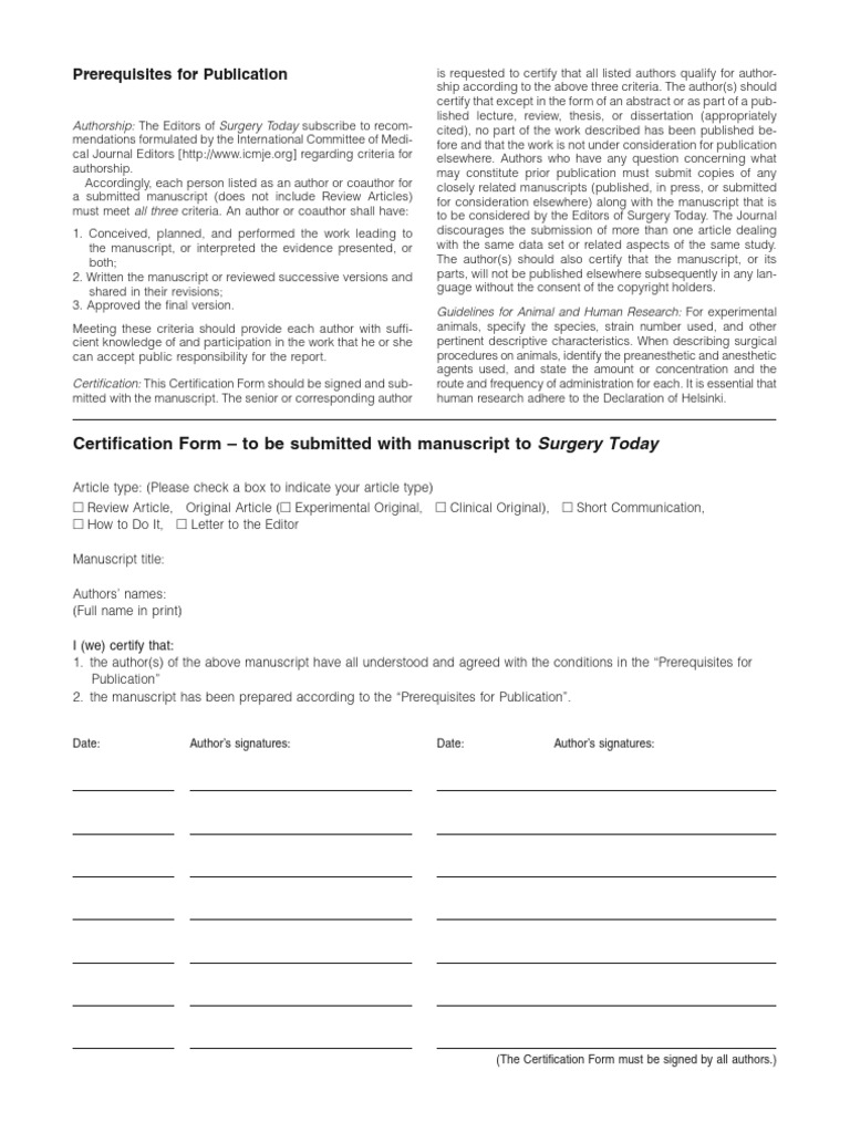 ST - Certification Form 20150423 Final | PDF