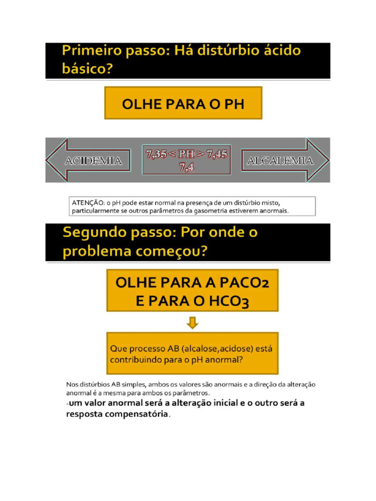 Análise de pH: Acidose e Alcalose | PDF