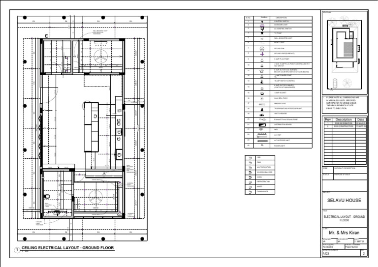 Electrical Layout for Selavu House | PDF | Electricity | Building ...