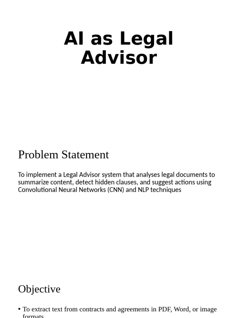 AI-Powered Legal Document Analysis | PDF | Machine Learning | Applied ...