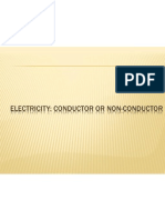 Electricity: Conductor or Non-Conductor