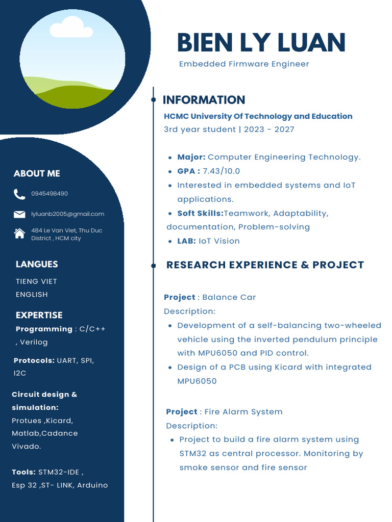 Embedded Systems Projects & Skills | PDF