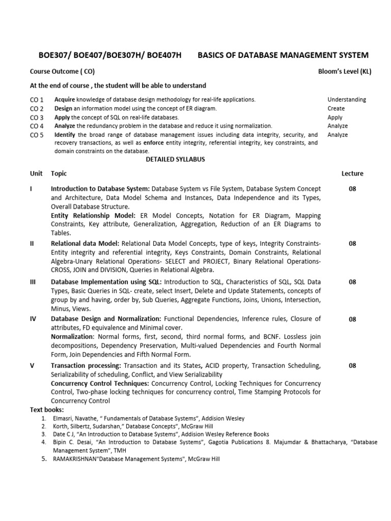 Database Management System Basics | PDF | Relational Database ...