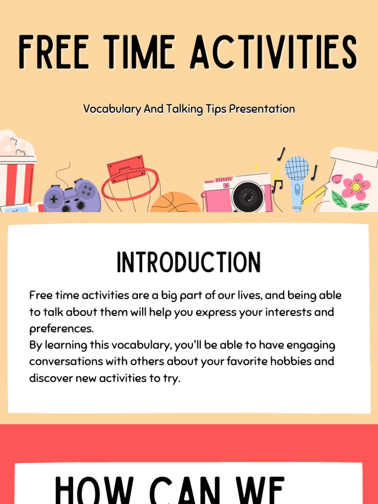 Free Time Activities | PDF