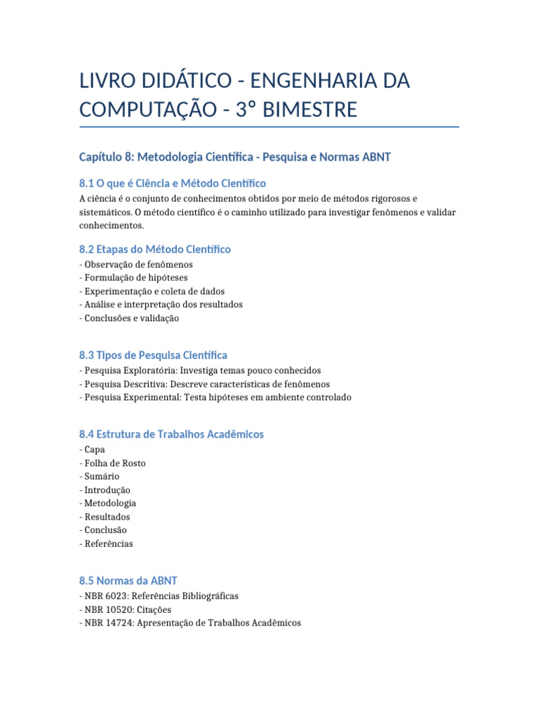 Metodologia Científica e Normas ABNT | PDF
