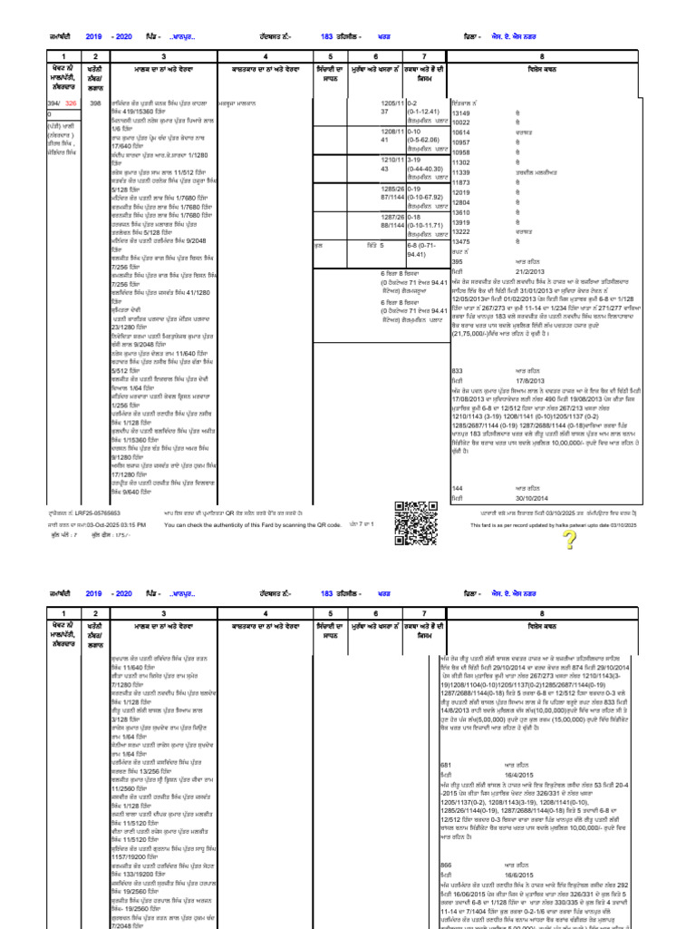 Fard LRF25-05765653 | PDF