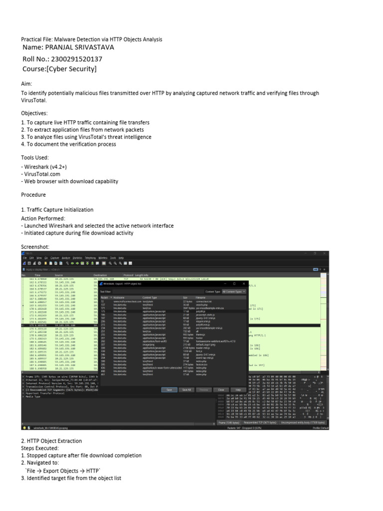 Malware Detection via HTTP Analysis | PDF