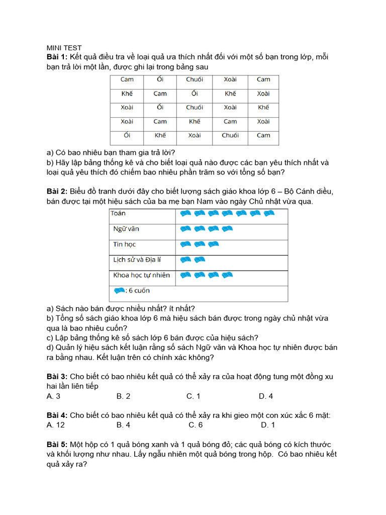 Mini Test | PDF
