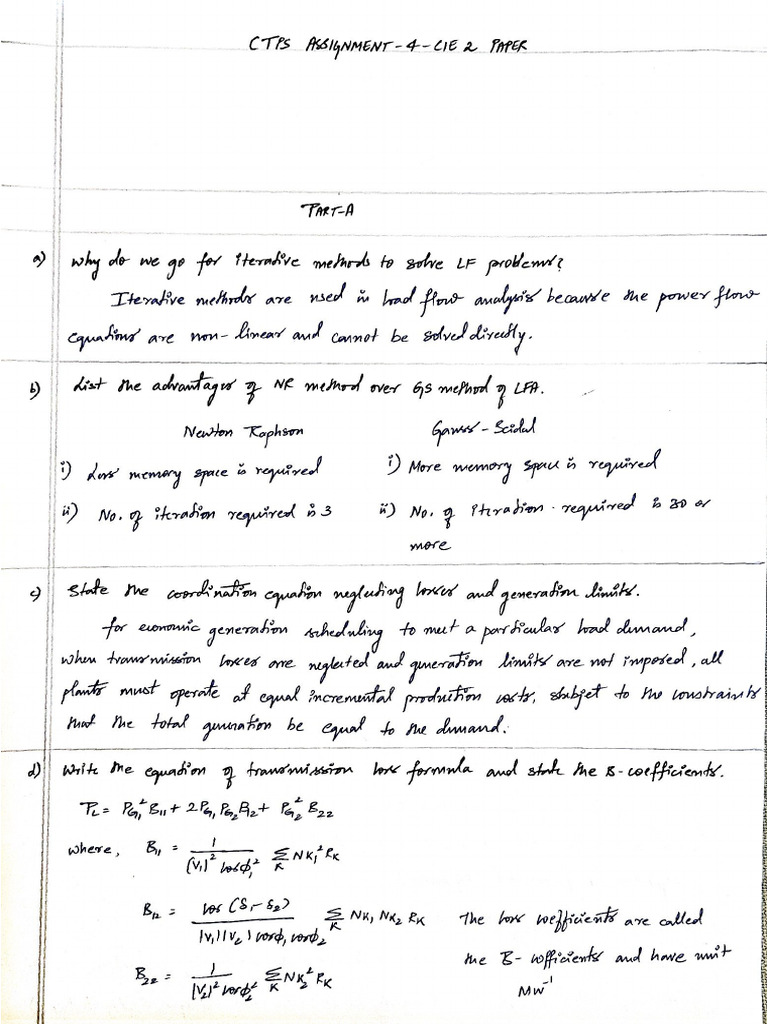 CTPS Assignment Cie 2 Paper ? | PDF