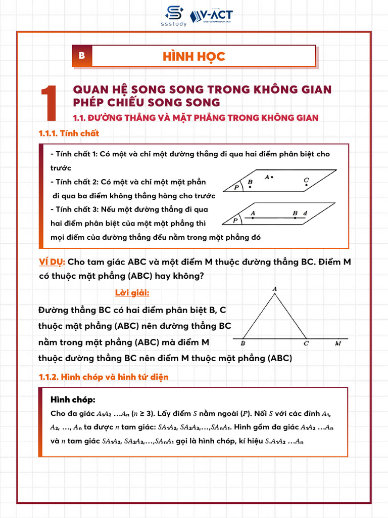 Toán 11 Hình Học | PDF