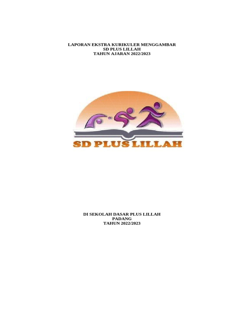 Laporan Ekstrakurikuler Menggambar SD Plus Lillah | PDF