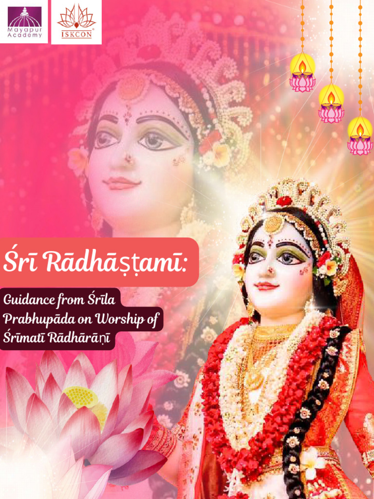 Worship Guidance for Rādhāṣṭamī | PDF | Krishna | Hinduism