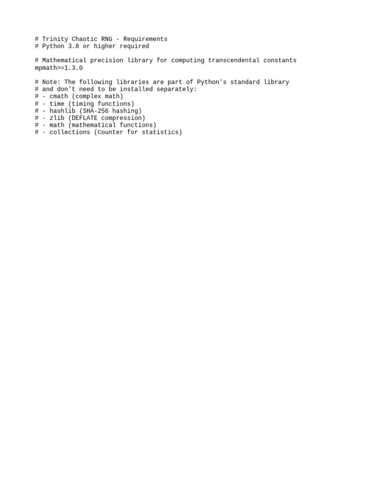 Requirements | PDF