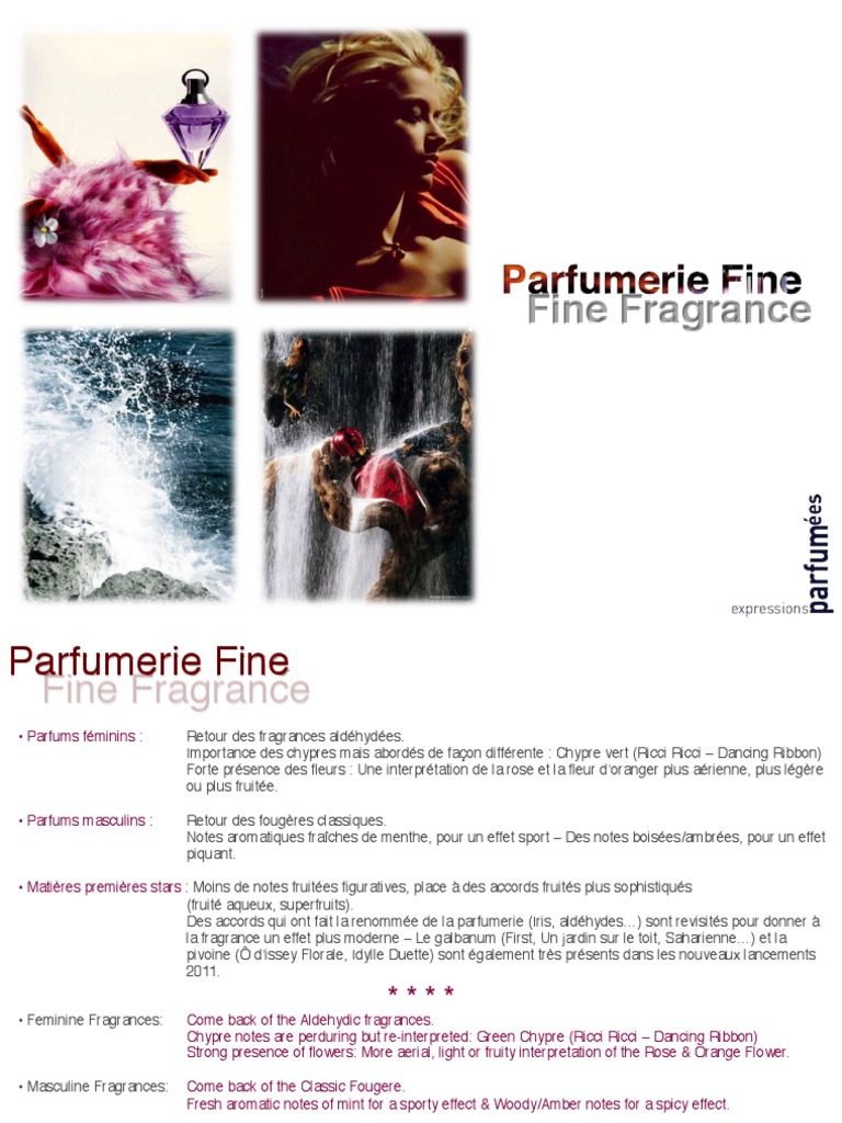 Tendances des Parfums 2011 | PDF | Parfum | Mode