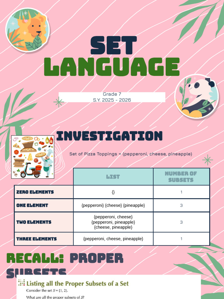 Intersection of Sets | PDF